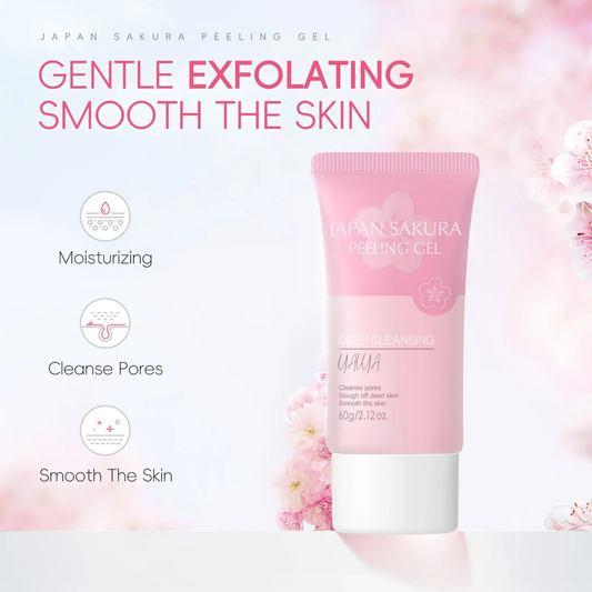 Yalya Sakura – Zachte Exfoliërende Peeling Gel voor het Gezicht
